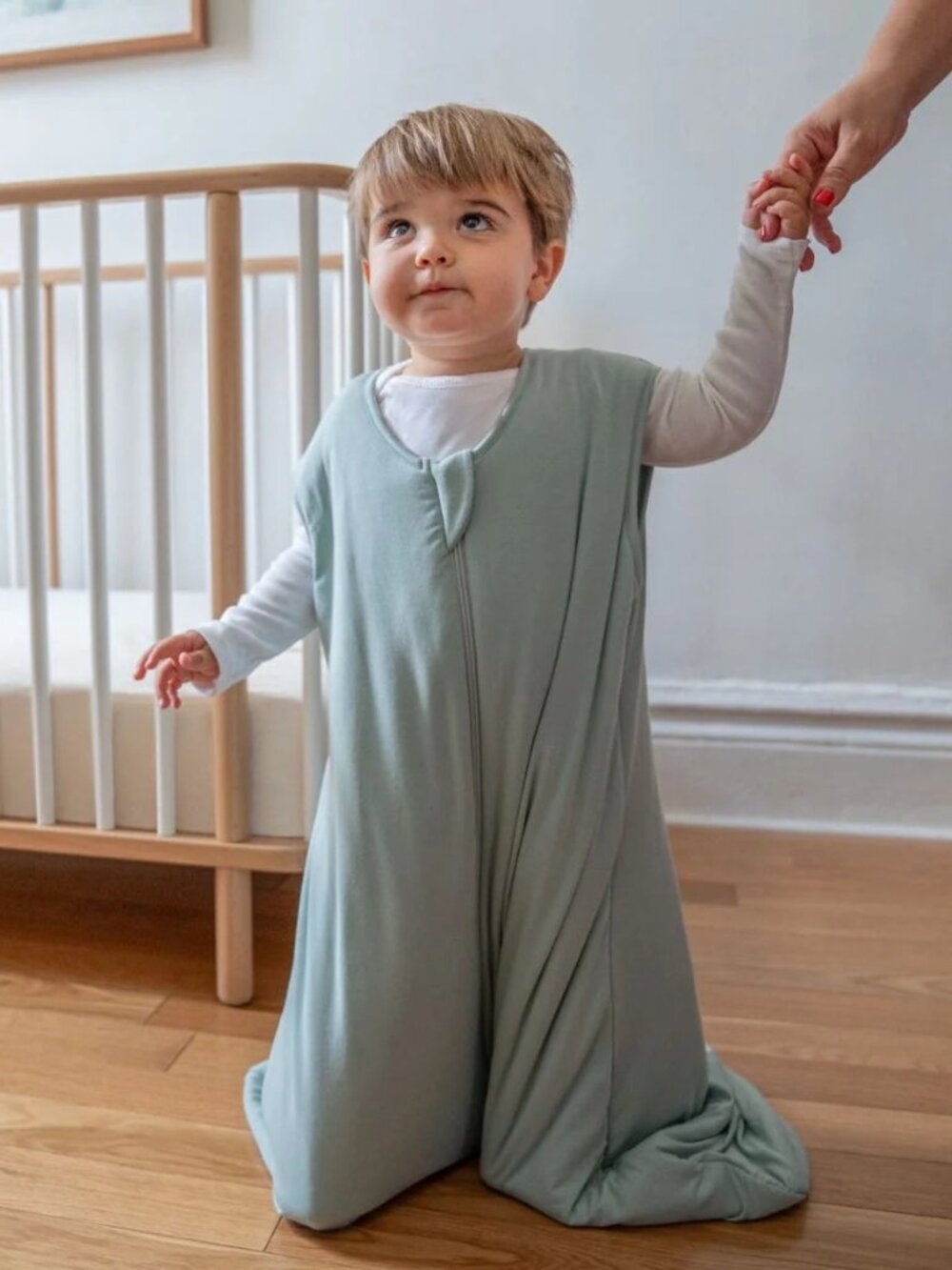 Halo Sleep Sack SuperSoft Bamboo Wearable Blanket TOG 1.5 Calm Sage - 18-24M